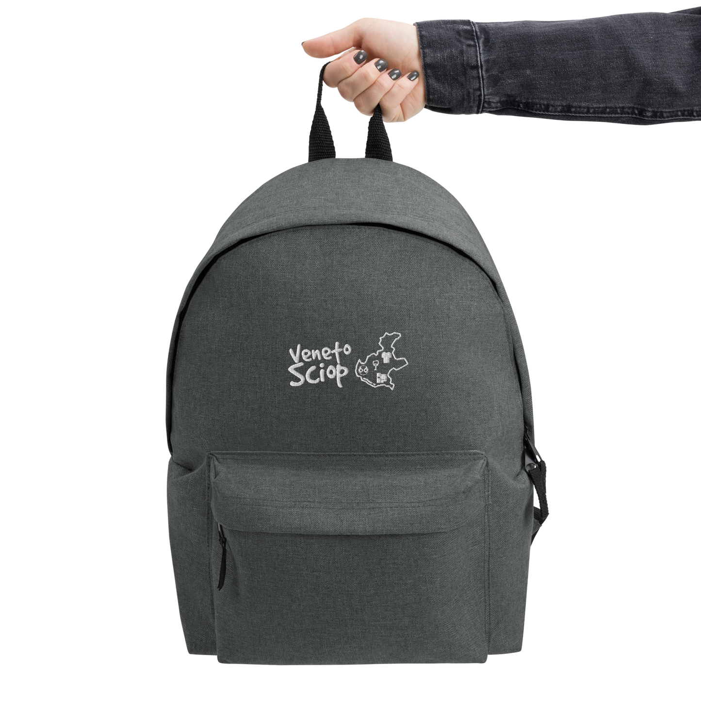 Veneto Sciop embroidered backpack